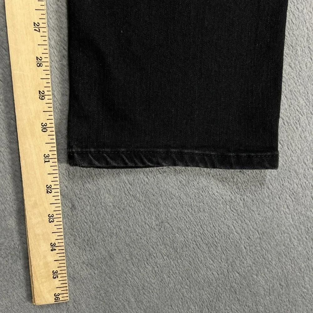 BKE Jeans Mens 29x32 Black Jake Straight Mid Rise Dark Wash Stretch Denim